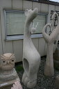 「キリンの抽象」石彫刻品【BIGサイズ】洋風庭園のオブジェに最適♪お庭のシンボルにいかがでしょうか^^