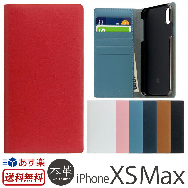yyzyz ACtHXSMax Jo[ iPhone XS Max P[X 蒠^ {v U[ SLG Design Calf Skin Leather Diary for iPhoneXSMax 蒠 iPhoneP[X uh iPhone10smax X}zP[X ACtH10 sMax ACtH e GX }bNX 蒠^P[X v