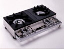 山岡金属(ヤマキン)卓上ガステーブルコンロ 2口(2連) 【S-2228】