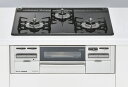 リンナイ ガスビルトインコンロ RB31AW13B1R-VW ガラストップ(カラー ブラックドット) ワイド60cm 水無し両面焼きグリル 手前両バーナー強火力タイプ