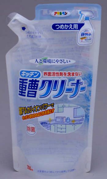 キッチン重曹クリーナーつめかえ用[350ml]【ポイント10倍】10P17Aug12界面活性剤を含まない！人と環境にやさしい♪