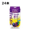 森永乳業 TBC 1DAYサポート 一日分の鉄分 プルーン+グレープ 200ml 24本 (24本×1ケース) TBC tbc プリズマ 紙パック