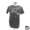 【1/8 22:00-1/18 10:59 ポイント10倍!】デザインTシャツ BUNNY RABBIT Fleetwood Mac フリートウッド・マック ビンテージ風 ロック バンド フェス 黒 ブラック