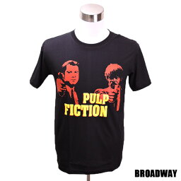 デザインTシャツ Broadway Pulp Fiction2 パルプ・フィクション2 映画Tシャツ プリントTシャツ グッズ 洋画 <strong>クエンティン・タランティーノ</strong> Tシャツ 男女兼用 サイズM＆L