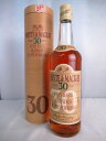 WHYTE&MACKAY YEARS 30 OLD VERY RARE BLENDED SCOTCH WHISKY ホワイト マッカイ 30年 ベリー レア ブレンド スコッチ ウィスキー 旧 オールドボトル 750ml 43度 木筒付 【中古】(未開封品)