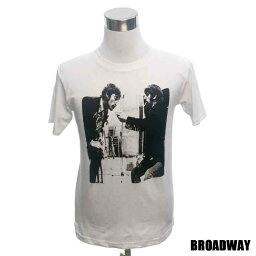 デザインTシャツ Broadway The Beatles ザ・<strong>ビートルズ</strong> バンドTシャツ 音楽 UK プリントTシャツ ジョン・レノン リンゴ・スター <strong>グッズ</strong> フェスコーデ Tシャツ 男女兼用 サイズM＆L