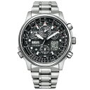 取寄品 正規品CITIZEN PROMASTER腕時計 シチズン プロマスター PMV65-2271 SKY エコドライブ ワールドタイム電波時計 アナデジ スーパーチタニウム 20気圧防水 クロノグラフ 航空計算尺 デュラテクトMRK メンズウォッチ auktn 送料無料