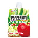 マンナンライフ クラッシュタイプの蒟蒻畑 大粒アロエinりんご味 150g×30個 | ゼリー送料無料こんにゃく 蒟蒻 ぜりー ゼリー 低カロリー ダイエット 小腹満たし おやつ 間食 蒟蒻畑 クラッシュ 送料無料 こんにゃく畑