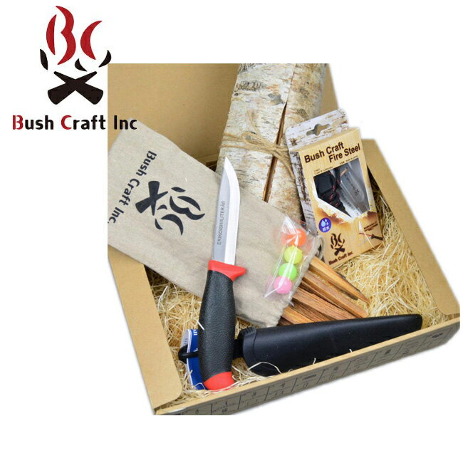 ブッシュクラフト Bush Craft ブッシュクラフトスターティングセット/火おこしセット・ルーキーナイフあり 【BBQ】【CZAK】 火おこし 着火剤 燃料 アウトドア キャンプの画像