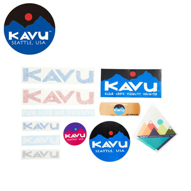 KAVU/カブー ステッカー Sticker ステッカー 19810757 【雑貨】【メール便・代引不可】