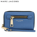 マークジェイコブス MARC JACOBS カードケース ケース スマホ 携帯 レディース レザー GOTHAM ZIP PHONE WRISTLET ブルー M0008455