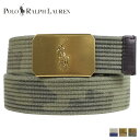 【最大2000円OFFクーポン】 ポロ ラルフローレン POLO RALPH LAUREN ベルト コットンベルト メンズ PLAQUE-BUCKLE COTTON BELT ネイビー カーキ カモ