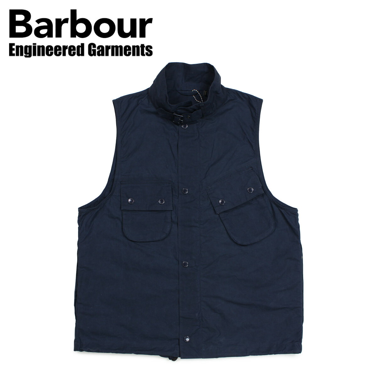 エンジニアド ガーメンツ ENGINEERED GARMENTS バブアー Barbour ベスト ジレ メンズ アーサー ARTHUR GILET コラボ ネイビー MGI0045NY71