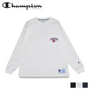 チャンピオン Champion Tシャツ 長袖 メンズ LONG SLEEVE T-SHIRT ブラック ホワイト ネイビー 黒 白 C3-T410