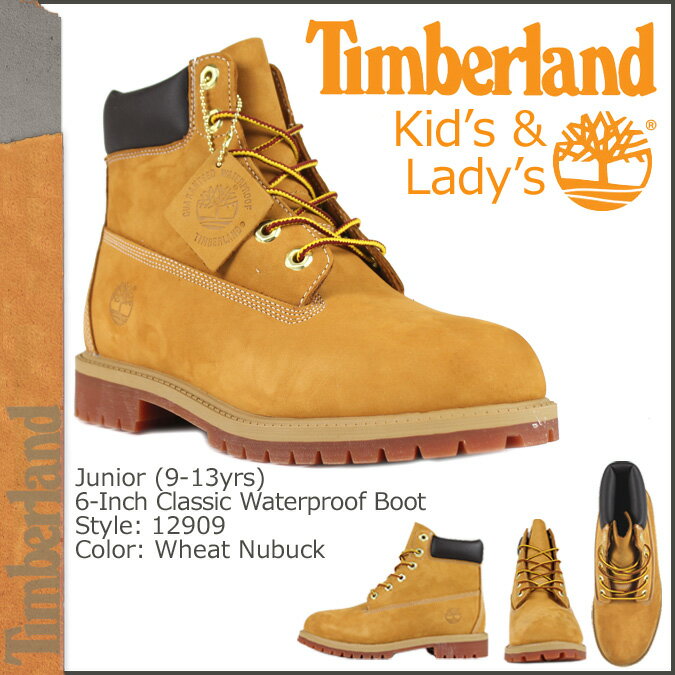 ティンバーランド/Timberland 6インチ プレミアムブーツ [イエロー] ウィート12909/6INCH PREMIUM BOOTS/ウィートレザー/ウォータープルーフ/メンズ[6/28 追加入荷][あす楽/正規]【☆S】【☆50】