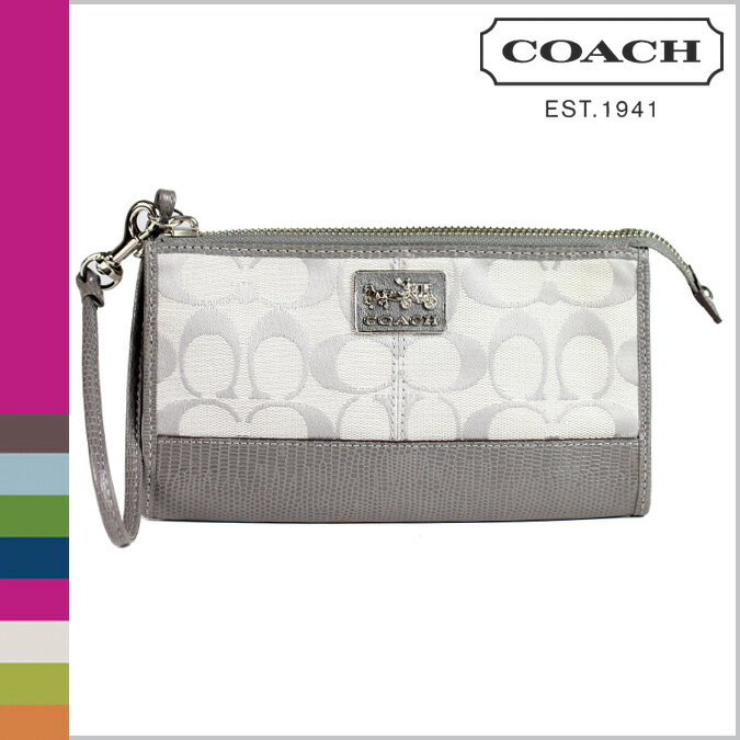 コーチ COACH [グレー] 長財布 チェルシー パテント ジッピー ウォレット [F46279] USA/FACTORY/新品/正規品アウトレット/あす楽☆★☆8周年記念セール★ポイント8倍★8％OFF★送料無料☆★☆シグネチャー コーチ COACH バッグ 財布 正規アウトレット