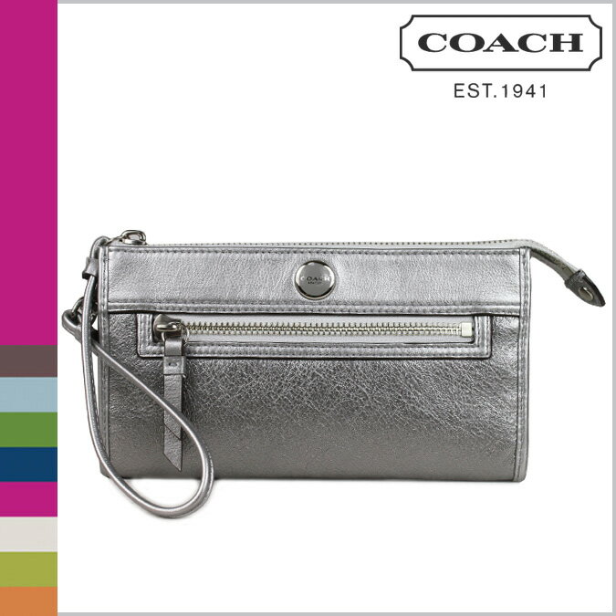 コーチ COACH F47044 長財布 [アンスラサイト] ポピー　POPPY レザー ジッピー ウォレット正規アウトレット/OUTLET/シグネチャー/送料無料/USA FACTORY/通販/新品