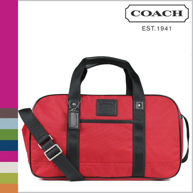 コーチ COACH F70504 メンズ [ガンメタル×レッド] ボイジャー ジム バッグ 2way ボストンバッグ 正規 アウトレット/USA/FACTORY/通販/新品