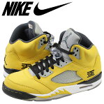 ナイキ NIKE エアジョーダン 5 レトロ スニーカー AIR JORDAN 5 RETRO T23 T23 454783-701 イエロー メンズ