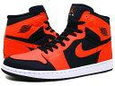 yԌSi!!z5/24 AM9:59܂!!NIKE AIR JORDAN1 HIGH BLACK/MAX ORANGE-WHITE ...