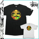 ƥ塼/STUSSY LIMITED Eric Elms Kilroy ȾµT [Rasta Dot] 2顼 åȥ [] ȥåץ åॺ ߥƥå TEE SHORT SLEEVE T SHIRT WHITE BLACK [/]ڡT2ۡڡ50