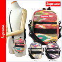 [SOLD OUT]送料無料 シュプリーム Supreme カメラケース [レッド×マルチ ネイビー バーガンディー] SS12B12 IKAT CAMERA BAG コットン メンズ [ 正規 ]