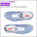 シュプリーム×コムデギャルソン シャツ×バンズ/Supreme×COMME des GARCONS SHIRT×VANS/ スニーカー [ストライプ] Authentic / 2012 Capsule Collection /ギャルソン コラボ/メンズ[7/13 新入荷-予約][正規]★★Supreme COMME des GARCONS SHIRT★★