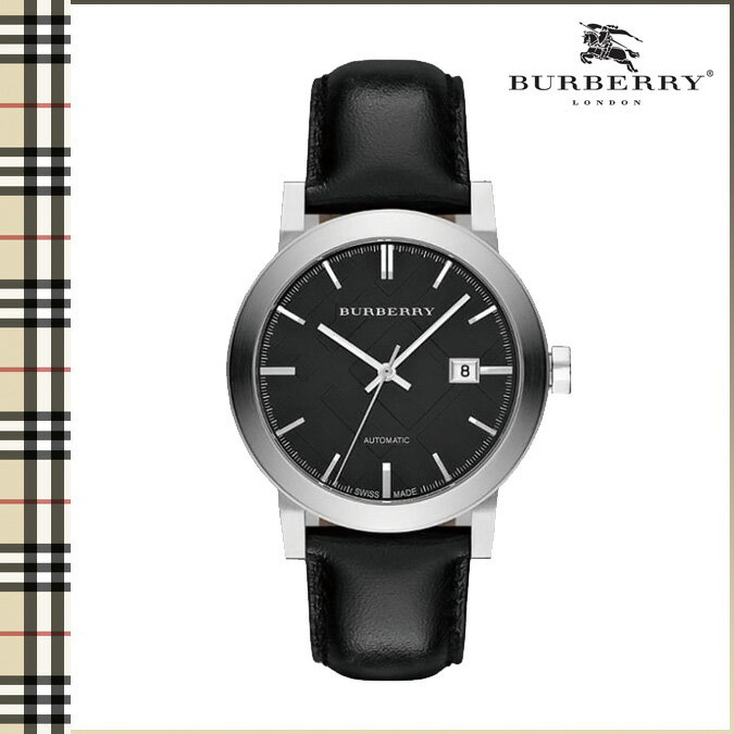 ポイント10倍 送料無料 バーバリー BURBERRY 腕時計 メンズ レディース 42mm ウォッチ 時計 2014年 入荷 BU9302 シルバー×ブラック CITY ユニセックス [ 正規 あす楽 ]【バレンタイン】【P10】