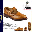 トリッカーズ Tricker's レディース ウイングチップ シューズ BUCKLE L6011 4ワイズ