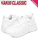 アキクラシック AKIII CLASSIC ランブル スニーカー ダッドシューズ レディース 厚底 RUMBLE ホワイト 白 AKC-0001