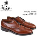 ALDEN オールデン ウィングチップ シューズ メンズ WING TIP BLUCHER 2ワイズ 966