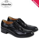 チャーチ 靴 レディース Churchs キャサリン シューズ ウイングチップ Catherine R Polish Binder Calf 8810 DE0003 ヒール ブラック