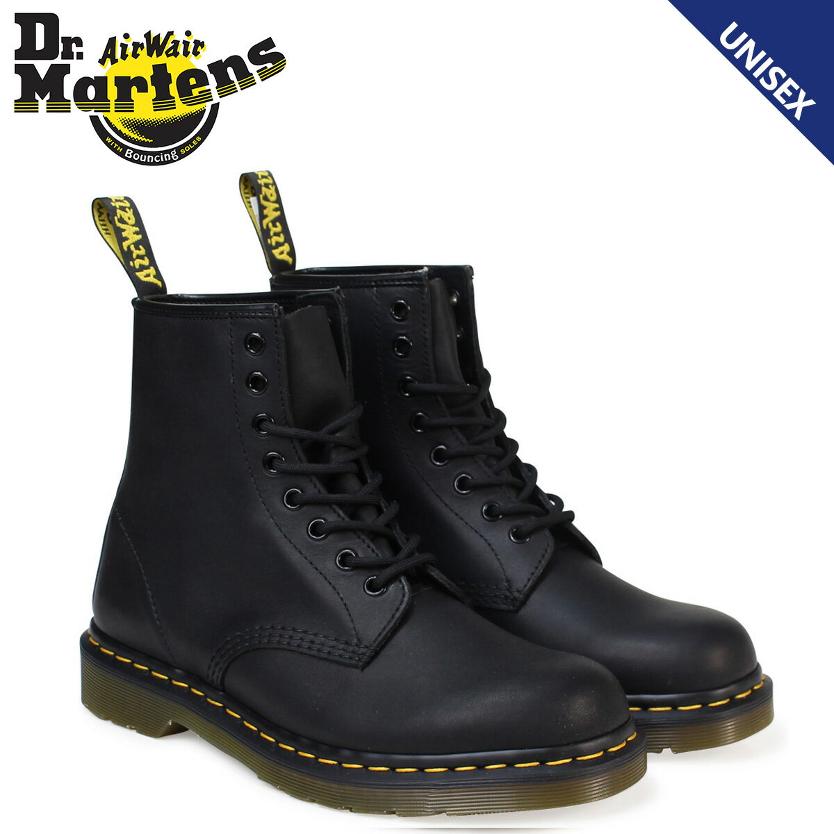 <strong>ドクターマーチン</strong> Dr.Martens 8ホール <strong>1460</strong> ブーツ メンズ レディース GREASY 8EYE BOOT ブラック R11822003