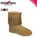 【最大1000円OFFクーポン】 ミネトンカ MINNETONKA フリンジ クラシック パグブーツ ムートンブーツ FRINGE CLASSIC PUG BOOT レディース