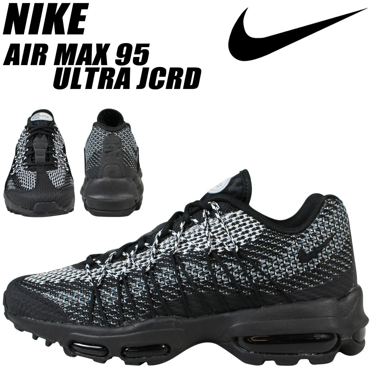[ő800~OFFN[|] iCL NIKE GA}bNX95 Xj[J[ AIR MAX 95 ULTRA JCRD Eg WJ[h 749771-002 Y C ubN