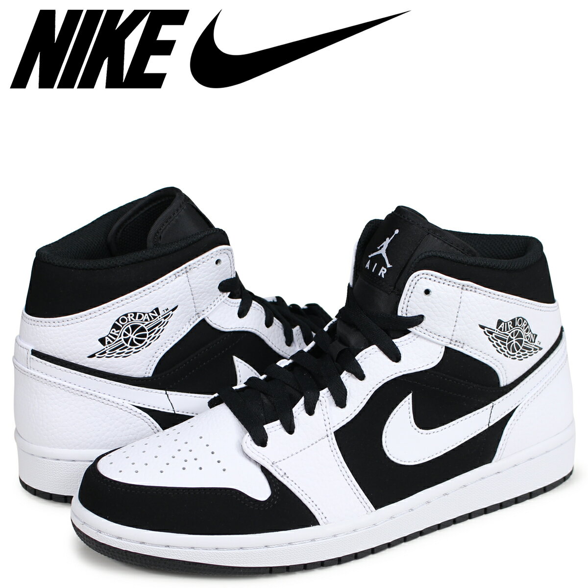 ʥ NIKE 硼1 ˡ  AIR JORDAN 1 MID 554724-113 ۥ磻 [9/25 ]