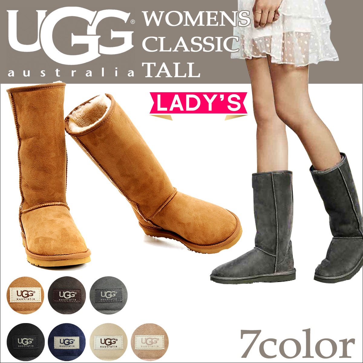 UGG アグ レディース WOMENS CLASSIC TALL ムートンブーツ クラシック トール...:sneak:10097594