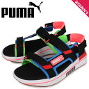 プーマ PUMA フューチャー ライダー サンダル スポーツサンダル ストラップ レディース FUTURE RIDER GAME ON ブラック 黒 37196401