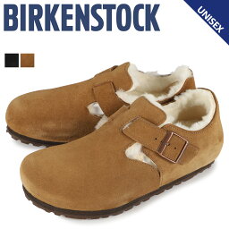 【クーポンで最大1000円OFF！5/1 10___59まで】 <strong>ビルケンシュトック</strong> BIRKENSTOCK <strong>ロンドン</strong> サンダル クロッグサンダル メンズ レディース ボア London Shearling ブラック ブラウン 黒