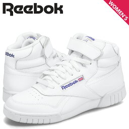 【クーポンで最大1000円OFF！5/16 10___59まで】 リーボック Reebok スニーカー エックスオーフィット ハイ レディース EX-O-FIT HI ホワイト 白 <strong>100000108</strong>