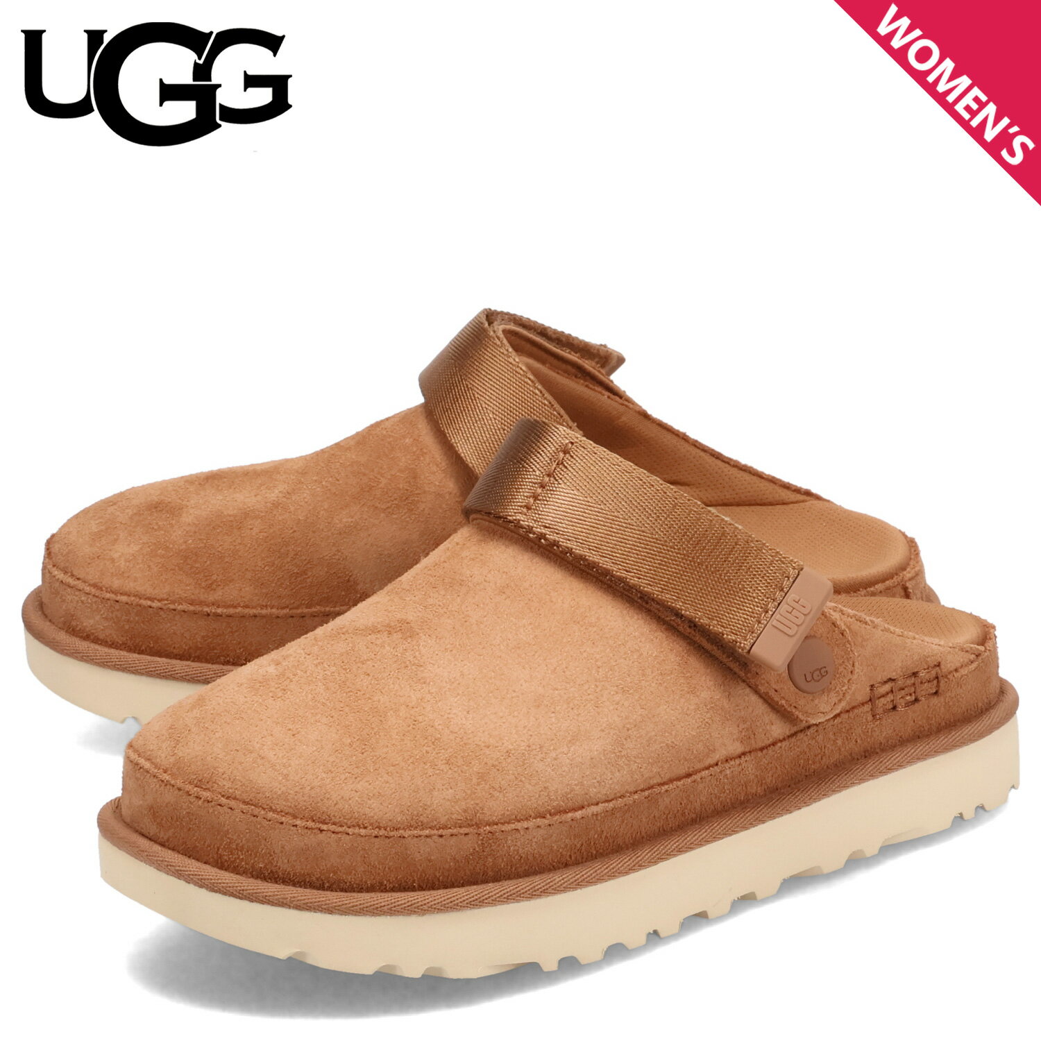 <strong>UGG</strong> アグ サンダル クロッグサンダル ゴールデンスター <strong>レディース</strong> GOLDENSTAR CLOG チェスナット 1138252