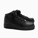NIKE AIR FORCE 1 MID '07 315123-001 BLACK/BLACK/BLACK ナイキ エアフォース1 ミッドカット メンズ レディース スニーカー エア フォース ブラック ミッド オールブラック 黒