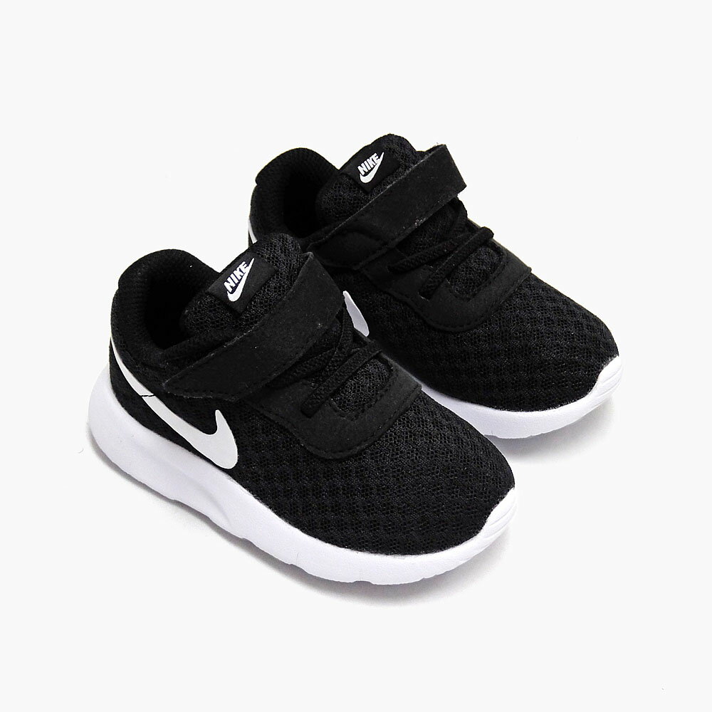 NIKE TANJUN TDV 818383-011 BLACK/WHITE ナイキ タンジュン ベビー トドラー キッズ ベルクロ スニーカー 黒 白 ブラック ホワイト