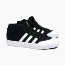 ADIDAS アディダス スニーカー スケートシューズ メンズ MATCHCOURT MID F37703 BLACK/WHITE ADIDAS SKATEBOARDING マッチコート ブラック ホワイト 黒白 スケートボード シューズ スケシュー MATCH COURT SKATE ミッドカット ハイカット SB MEN'S 靴 送料無料