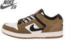 NIKE SB AIR FORCE 2 LOW 「ESCAPE」 AO0300-300 LICHEN BROWN/BLACK-WHITE-PHANTOMナイキ エスビー エア フォース 2 ロー エスケープ ブラウン ホワイト メンズ スニーカー