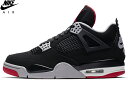 10%Offݥ!NIKE AIR JORDAN 4 RETRO BRED 2019 308497-060 BLACK/FIRE RED-CEMENT GREY-SUMMIT WHITEʥ 硼 4 ȥ ֥å ֥å å ȥ졼    ˡ