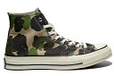 CONVERSE FS 1970'S FIRST STRINGCHUCK TAYLOR HI KHAKI CAMO 142280CС ե ȥ å ƥ顼 ϥ  º