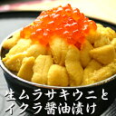 《送料無料》【利尻産】塩水生ウニ（キタムラサキ）100gとイクラ甘口醤油漬け200gのセット