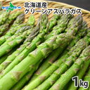 北海道産 グリーンアスパラガス Lサイズ 1kg 北海道産直...