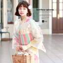 浴衣 セット レディース レトロ 浴衣セット 大人 3点セッ...